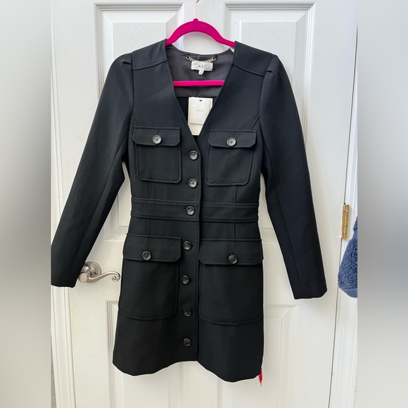 NWT! A.L.C. $495 iris long sleeve dress - Picture 2 of 4